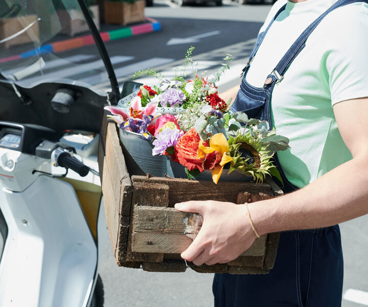 Blumen Lieferung