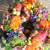 Autumnal Floral Wreath