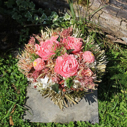 Dried Flower Bouquet Pink