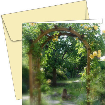  Greeting Card - 6017 - Rose Arch